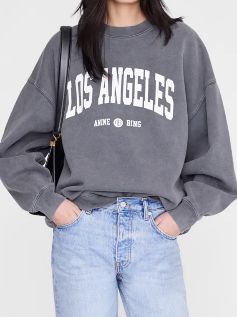 ANINE BING | MILES SWEATSHIRT LOS ANGELES UNIVERSITY | size small W/call out